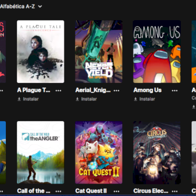 Conta da EPIC Games com 64 JOGOS