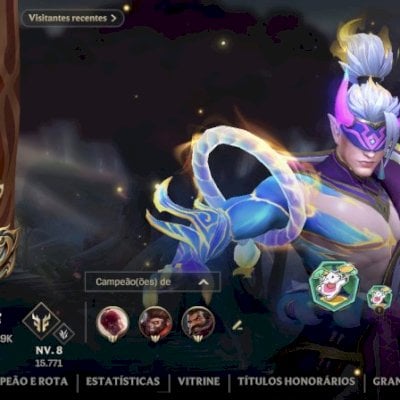 Conta de wild rift mestre, 137 skins