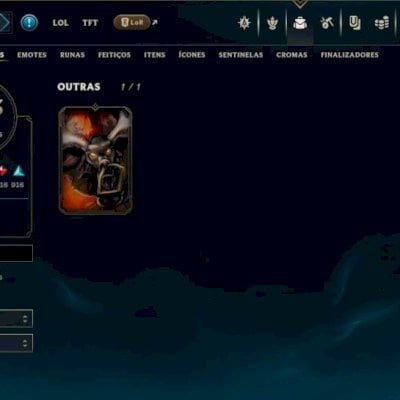 Conta de lol 1808 skins várias raras