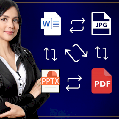 Converter arquivos PDF/ WORD/ JPG/ PPTX/DOC