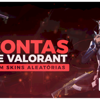 Contas de VALORANT Com Skins Aleatórias Full Acesso