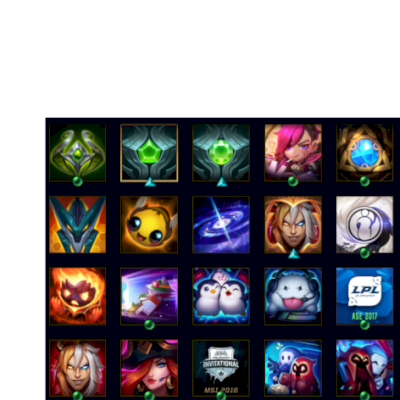 Conta com 73 skin, era platina 1 na ultima season, parei de jogar.