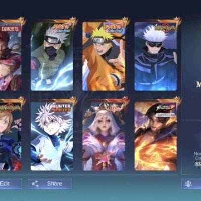 Conta mítico imortal MEGA COLECIONADOR 4