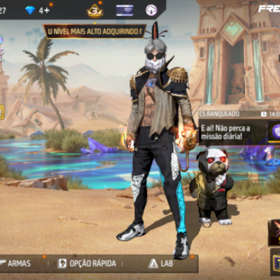 Conta de Free fire Lv 73