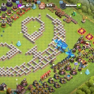 Cv11 100%full//Conta premium//5construtores//3000+gemas//no seu email