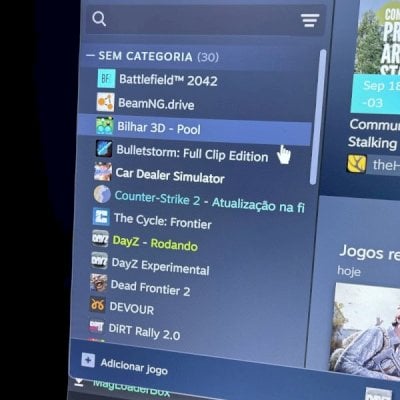 Conta de steam no precinho com vários jogos incluindo batlefild 42