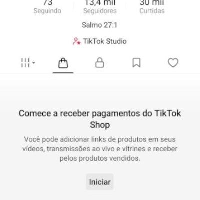 CONTA DO TIKTOK MONETIZADA + SHOP ATIVO +13,4K SEGUIDORES (ENGAJAMENTO REAL)