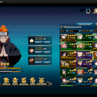 Conta Naruto Online Meta Pain Deva 6 Caminhos
