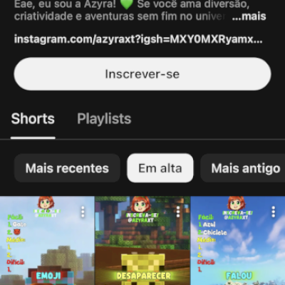 CANAL DE GAMES COM 11 MIL INSCRITOS!