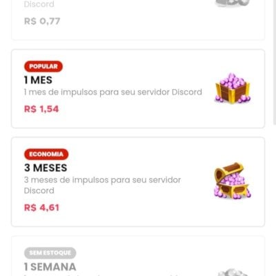 FORNECEDOR DE IMPULSOS DISCORD