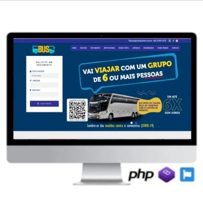 Site para Transportes e Agências de Viagens – PHP