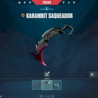 KARAMBIT SAQUEADORA + 3 ITENS