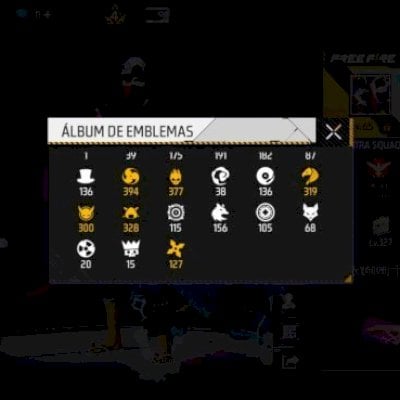 Conta de free fire (FF) antiga