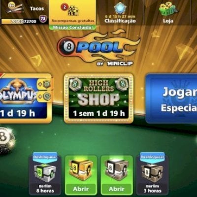 CONTA 8 BALL POOL, 55 BILHÕES DE FICHAS,COLEÇÃO DE ANEIS+EMOTES+AVATAR NIVEL 541