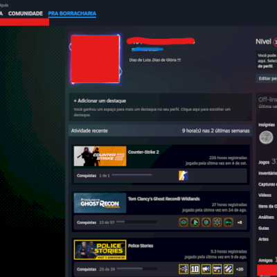 CONTA STEAM | CS2 PRIME + 14K PREMIER | EA FC 26 + RDR + ARC RAIDERS | +20 JOGOS