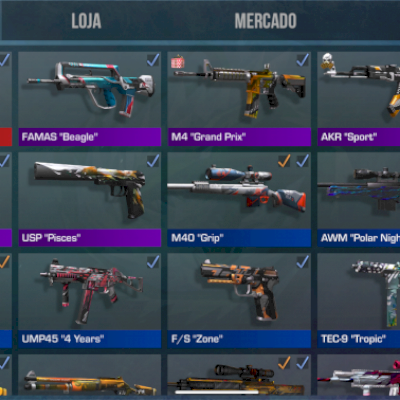 Conta Standoff 2 barata (contém faca)