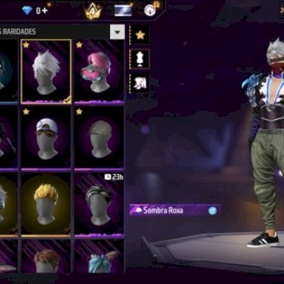 Conta free fire com ragnarock e la casa de papel