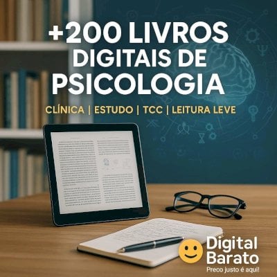 Pacotão Com +200🧠 Livros de Psicologia Para Estudantes & Profissionais! 📚✨