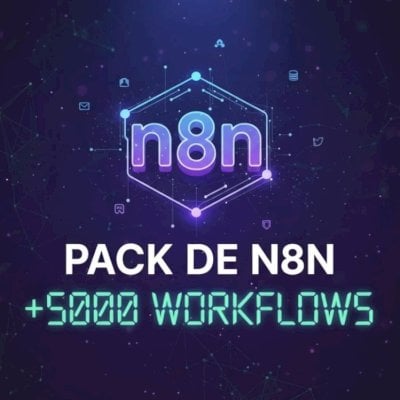 n8n  Pacotão com +5000 Workflows prontos – Coleção Imbatível