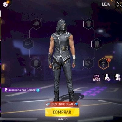 Ninja preto e ninja branco via id