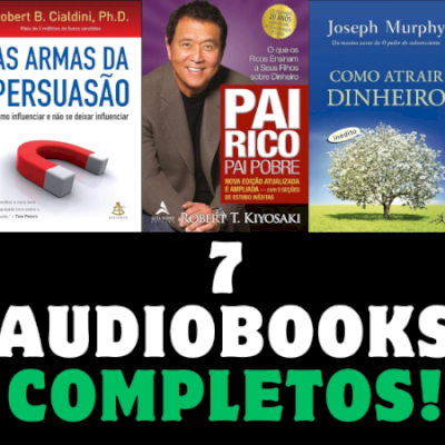 Combo Com 7 Audiobooks Excelentes