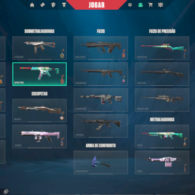 CONTA DE VALORANT COM , 2 VANDALS, 2 PHANTONS, 1 OPERATOR E O LEQUE