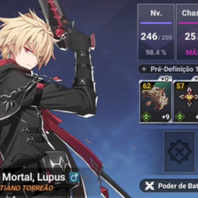 V>Conta Grand Chase Mobile Level 130 + 30K de Gemas
