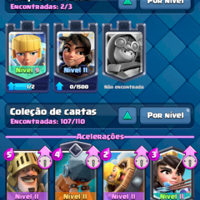 Conta de Clash Royale
