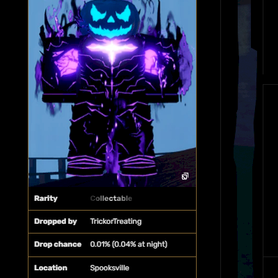 NIGHTFALL SHROUD, ROUPA EXCLUSIVA, EVENTO HALLOWEN 2024 GRAND PIECE ONLINE