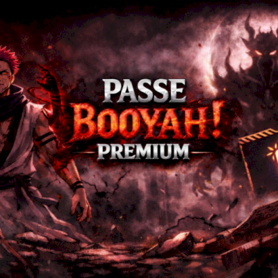 [MAIS VENDIDO] PASSE BOOYAH! PREMIUM VIA ID /PASSE DE FEVEREIRO + 220 LIKES