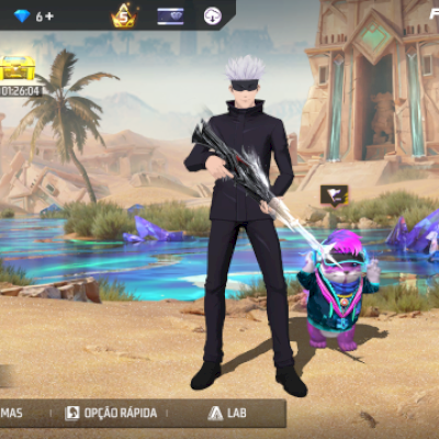 Conta com muitos itens raros como angelicais e todos os itens do jujutsu kaisen