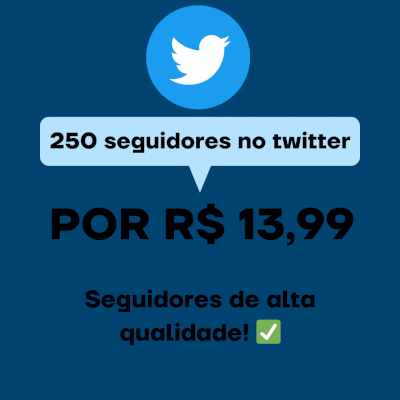 🚀(PROMOÇÃO DE NATAL) 250 SEGUIDORES NO TWITTER 🚀