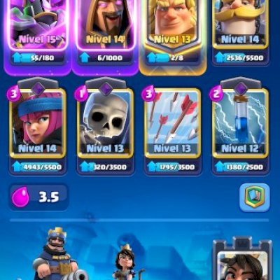 Conta nível 46 com 14 evos 9500 de troféus