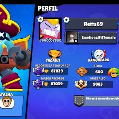 Conta full de brawl Stars, Todos brawlers lvl 11 e todos tier max! 87.000 trof
