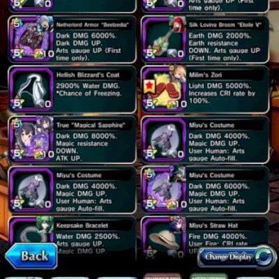 Conta Grand Summoners End Game com 22 Ascends