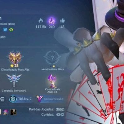 Conta Lvl56, Wrate alto,189 Skins,Full emblema