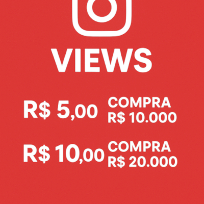 20k Visualizações para vídeo do Instagram