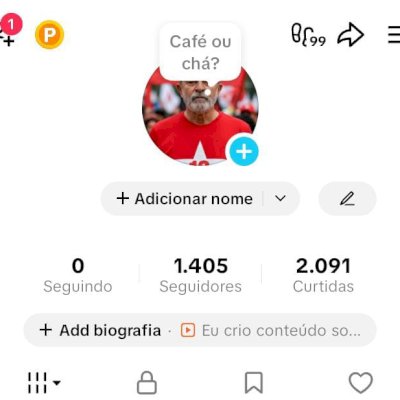 CONTA TIK TOK 1,4K DE SEG E 2K DE CURTIDAS (CONTAS TIK TOK)