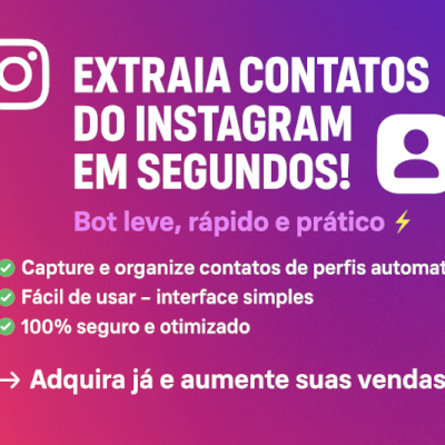 Extractor de contatos Instagram-Phoenix Numeros e emails