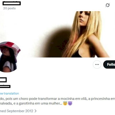 Twitter 2012 +50 fol Conta feminina + Foto de perfil e acesso ao email