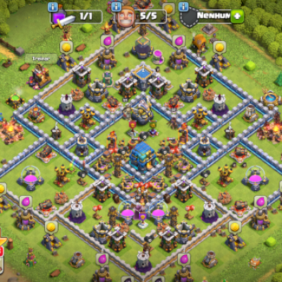 Conta de Clash of clans cv12