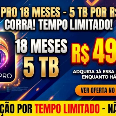 Google Gemini Advanced + 5TB Cloud 18 Meses Acesso no E-mail Próprio