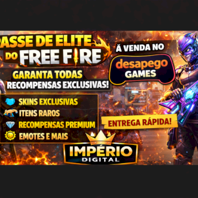 PASSE DE ELITE 🔥Garanta agora seu Passe de Elite do Free Fire e desbloqueie tod