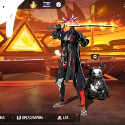 Conta de FF de 2017, extremamente Rara