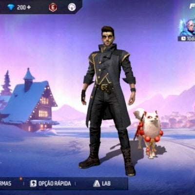 conta free fire com 200 diamantes but