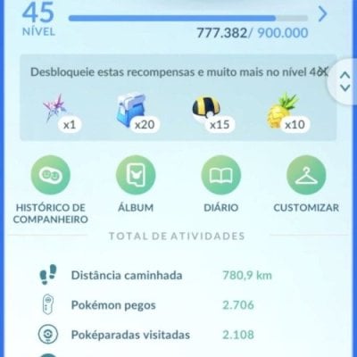 Conta de Pokémon Go a venda - 2016