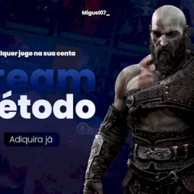 STEAM MÉTODO - QUALQUER JOGO OFFLINE NA SUA CONTA