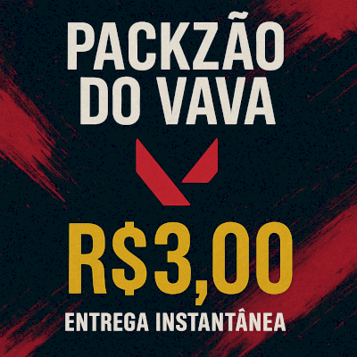VALOPACK 3.0 – Contas de Valorant a R$3 Receba na hora, sem papo
