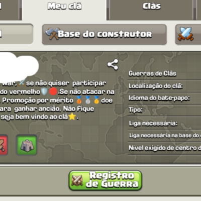 CLÃ LVL 10 COM CAPITAL NO 5 + CV 9 DE BRINDE🥂