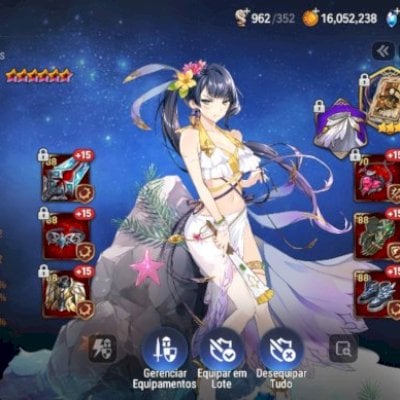 Conta Epic Seven Rank 70 collabs